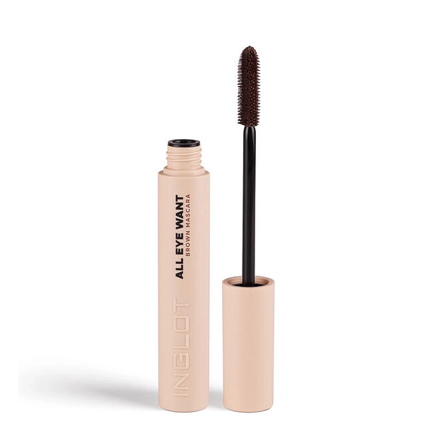 Inglot Tusz do rzęs all eye want brown 8,5ml