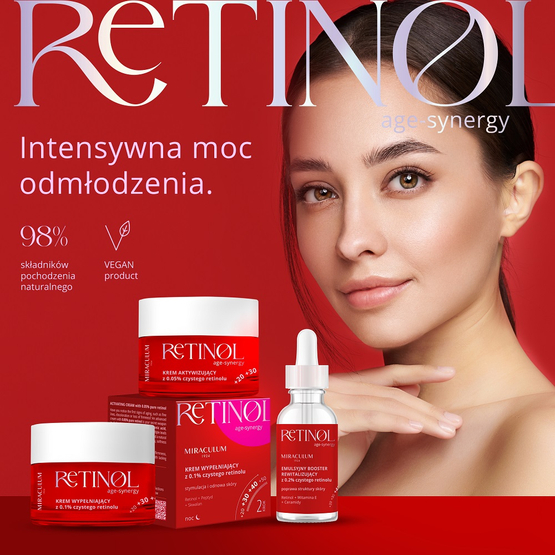 Miraculum Age Synergy Retinol emulsyjny booster rewitalizujący z 0.2% czystego retinolu 30ml