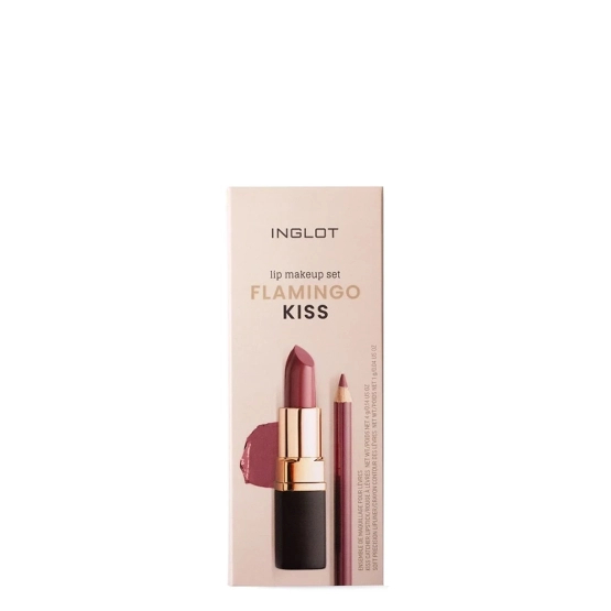 Inglot Zestaw do makijażu ust flamingo kiss 