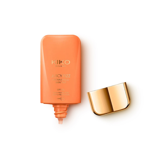 KIKO Milano Juicy Fizz Hydra Shield Skin Tint SPF50 fluid korygujący i nawilżający do twarzy 05 Mocaccino 28ml